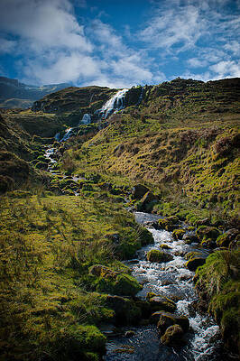 Landscape Photograph - Calmness At The Falls by Chris Boulton