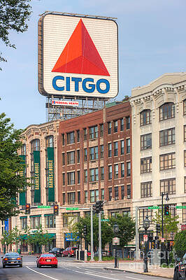 Massachusetts Wall Art featuring the photograph CITGO Sign In Kenmore Square I by Clarence Holmes