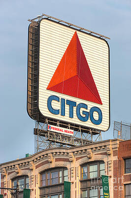 Massachusetts Wall Art featuring the photograph CITGO Sign In Kenmore Square II by Clarence Holmes