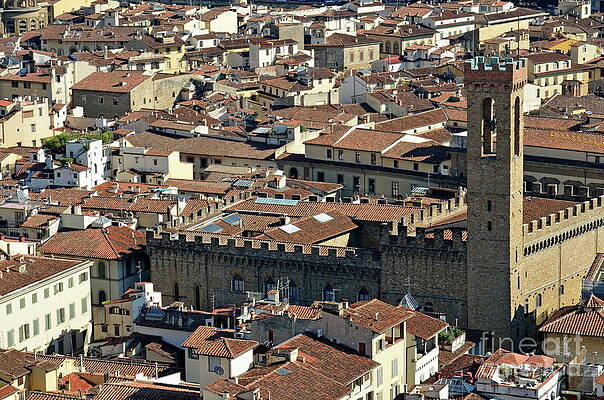 City Photograph - Cityscape From Top Of Cupola Of Florence Duomo by Sami Sarkis Photography