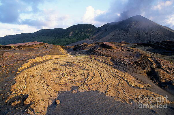 Wall Art featuring the photograph Crusts And Ashes Around Mount Yasur Volcano by Sami Sarkis Photography
