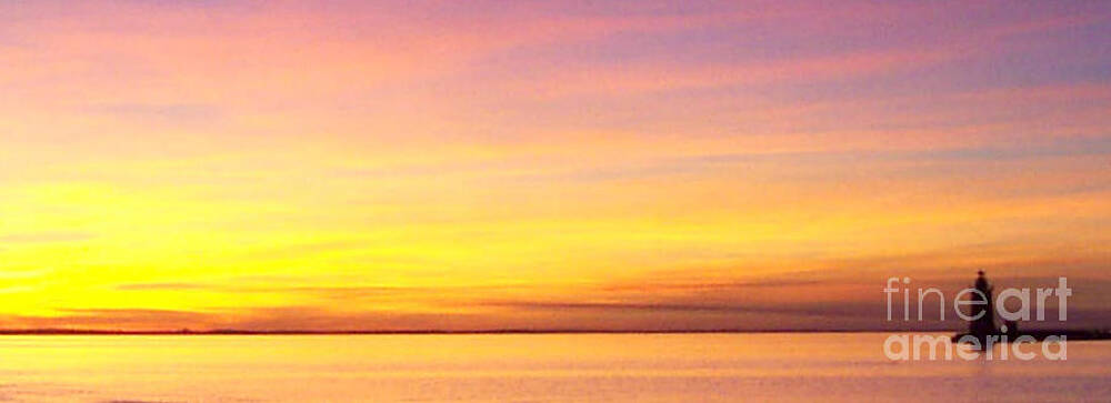 Cape Henlopen Wall Art featuring the photograph Delaware Breakwater Lighthouse II - Lewes DE by Roche Fine Art