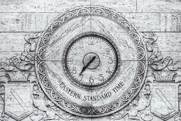 Wall Art featuring the photograph Eastern Standard Time by Clarence Holmes