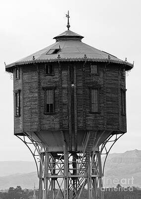 Egypt Wall Art featuring the photograph Egypt Water Tower by Darcy Michaelchuk