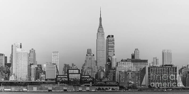 Empire State Building Wall Art featuring the photograph Empire State Building And Skyline II by Clarence Holmes
