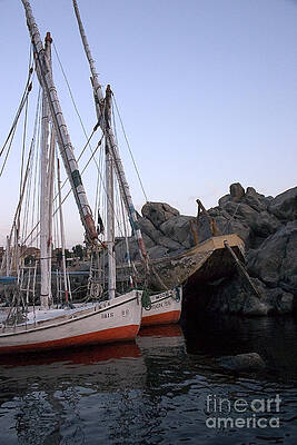 Sky Photograph - Felucca Parking by Darcy Michaelchuk