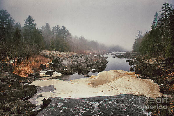 Wall Art featuring the photograph Foamy Root Beer River by Duluth To Door County Photography