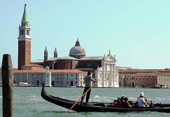 Boat Photograph - Gandola Rides In Venice by La Dolce Vita
