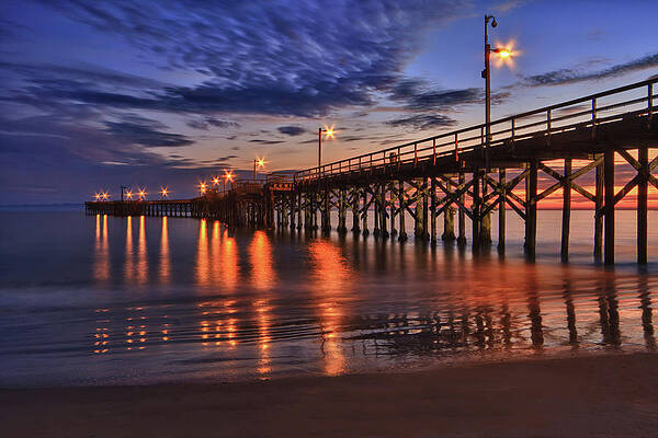 Sea Photograph - Goleta Pier by Beth Sargent