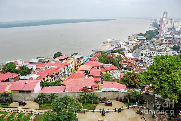 City Photograph - Guayas River And Malecon From Cerro Santa Ana by Sami Sarkis Photography
