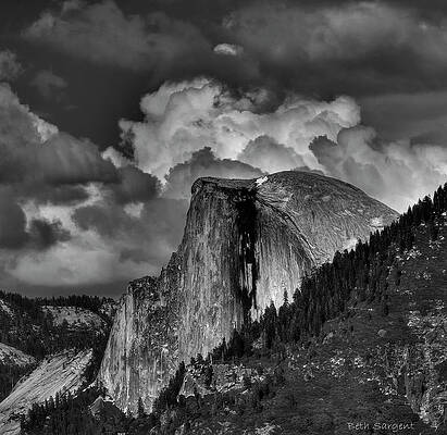 Sky Photograph - Half Dome by Beth Sargent