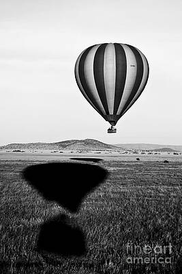 Tanzania Photograph - Hot Air Balloon Shadows by Darcy Michaelchuk