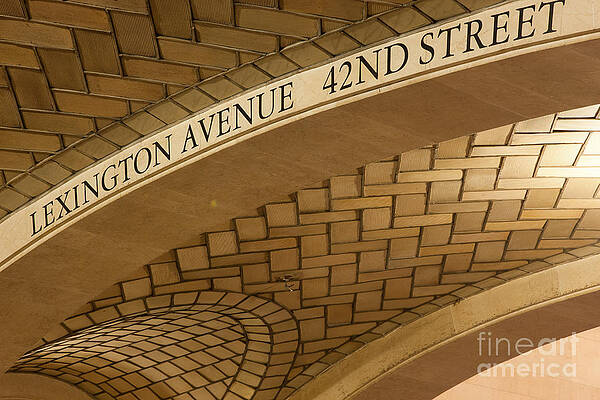 Wall Art featuring the photograph Lexington Avenue And 42nd Street I by Clarence Holmes