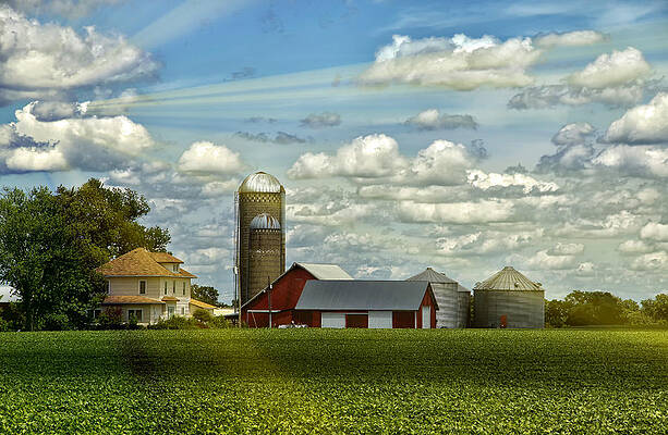 Landscape Wall Art featuring the photograph Light After The Storm by Bill and Linda Tiepelman