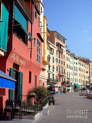Camogli Wall Art featuring the photograph Main Street - Camogli by Roche Fine Art