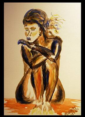 Painting - Melancholy by Angela J Murray