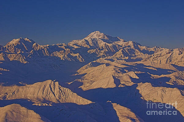 Sky Photograph - Mt. McKinley Sunset From Above by Darcy Michaelchuk
