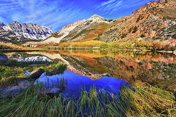 Fall Wall Art featuring the photograph North Lake Reflections by Beth Sargent