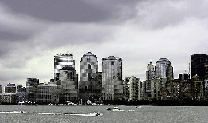 Boat Photograph - NYC Landscape by La Dolce Vita