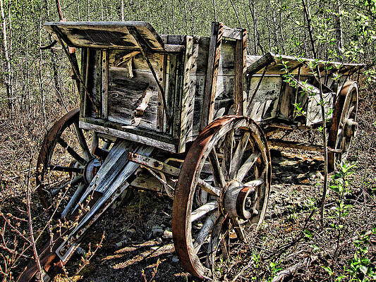 Photograph - Old Wagon by Fred Denner