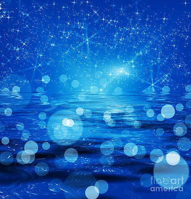 Sky Wall Art featuring the digital art Only Blue by Stefano Senise