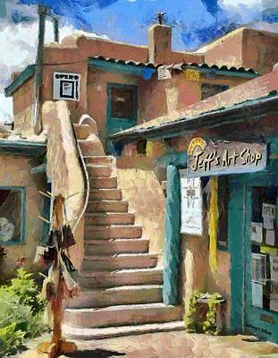 Southwestern Adobe Art Shop Wall Art