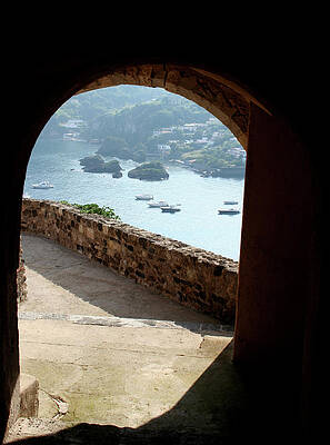 Water Wall Art featuring the photograph Overlooking The Sea by La Dolce Vita