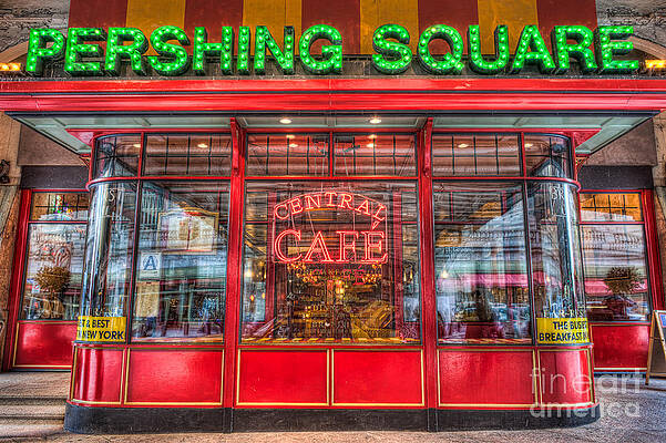 Wall Art featuring the photograph Pershing Square Central Cafe II by Clarence Holmes