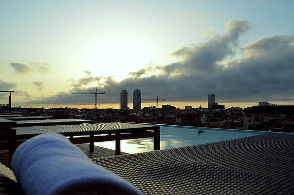 Water Wall Art featuring the photograph Poolside by La Dolce Vita