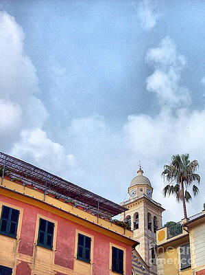 Italy Wall Art featuring the photograph Portofino Sky - Portofino Italy by Roche Fine Art
