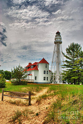 Historic Lighthouse and Keeper's House Wall Art