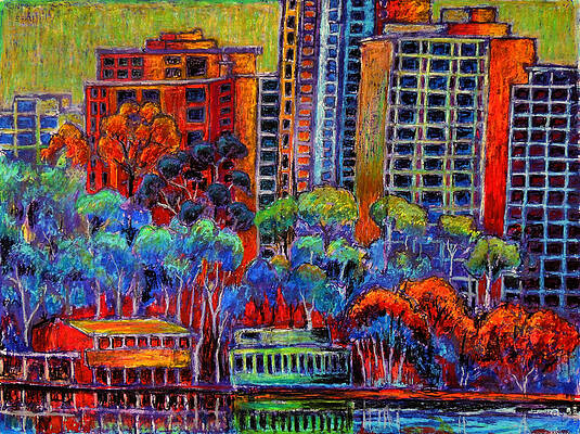 Place Wall Art featuring the painting Re-awakening by Jeremy Holton