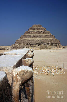 Egypt Wall Art featuring the photograph Sakkara Pyramid by Darcy Michaelchuk