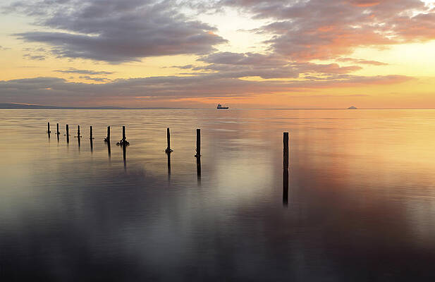 Minimalist Wall Art featuring the photograph Saltcoats Seascape by Grant Glendinning