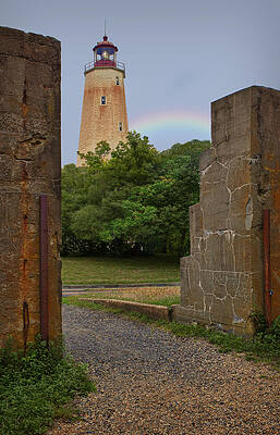 Summer Photograph - Sandy Hook Lighthouse by Susan Candelario