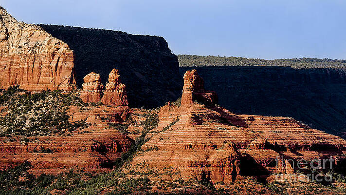 Wall Art featuring the photograph Sedona Shadows by Darcy Michaelchuk