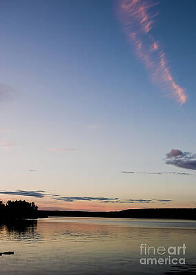 Sky Photograph - Skeleton Lake Sunset by Darcy Michaelchuk