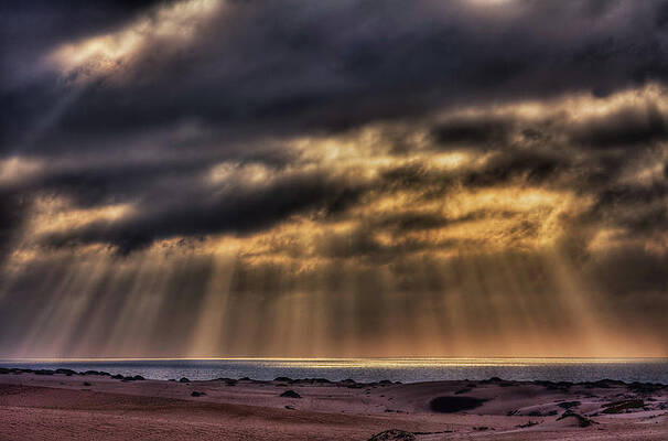 Sea Photograph - Sky Lights by Beth Sargent