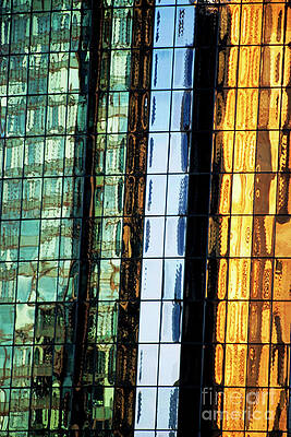 France Photograph - Sskyscraper Facade by Sami Sarkis Photography