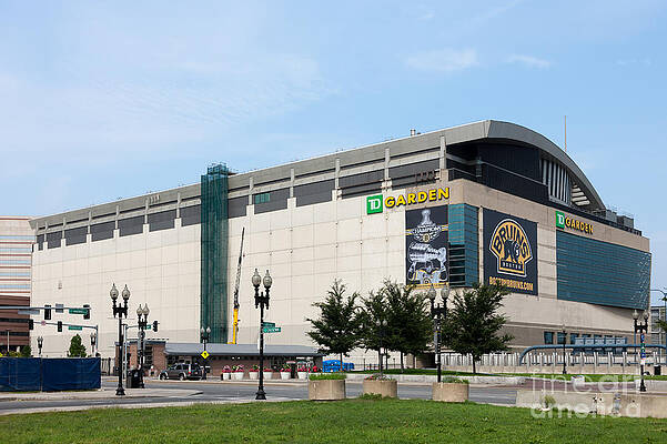 Massachusetts Wall Art featuring the photograph TD Garden by Clarence Holmes