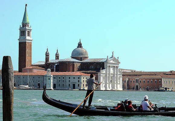 Water Wall Art featuring the photograph Venice From A Gandola by La Dolce Vita