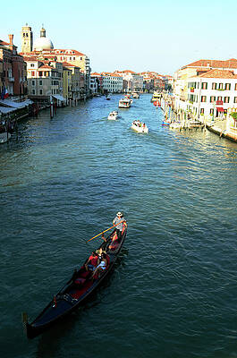 Boat Photograph - Venice View by La Dolce Vita