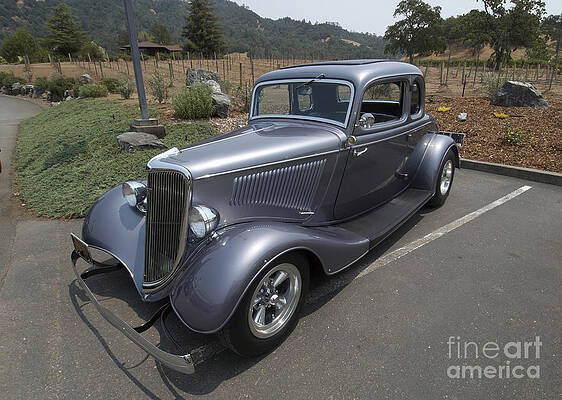 Wall Art featuring the photograph Vintage Car Alexander Valley by Blake Webster