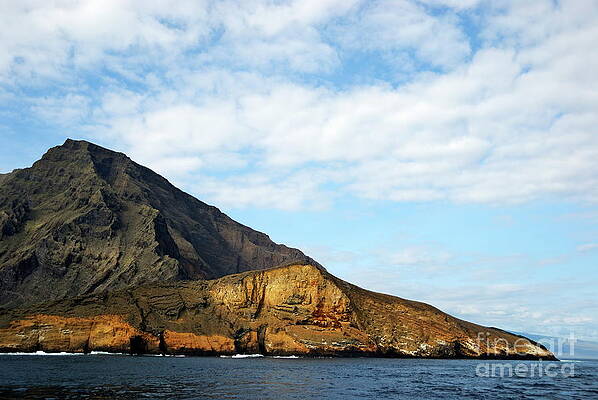 Wall Art featuring the photograph Volcanic Landscape By Coastline by Sami Sarkis Photography