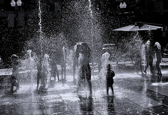 Water Wall Art featuring the photograph Water In The Park by La Dolce Vita