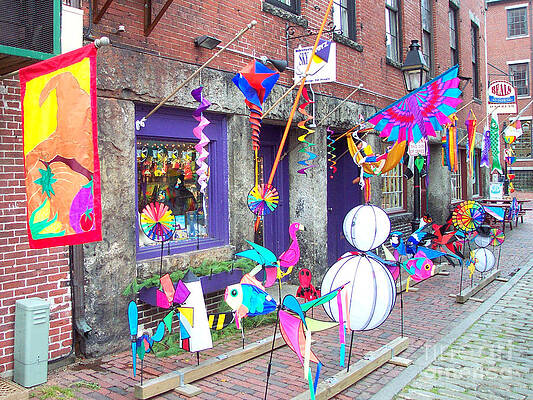 Photograph - Whimsy On Wharf Street - Portland Maine by Roche Fine Art