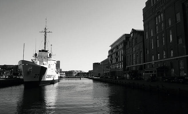 Boat Photograph - Baltimore Harbor #1 by La Dolce Vita
