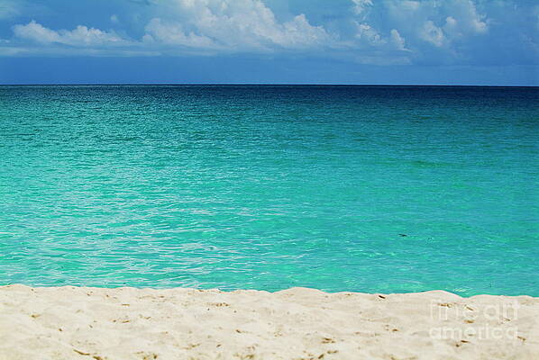 Serene Tropical Beach Scene Wall Art