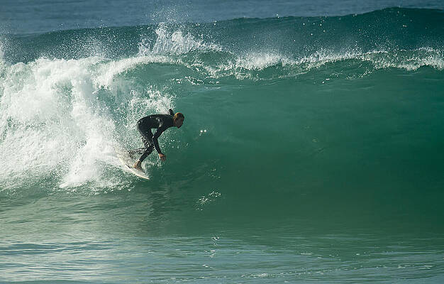 Athlete Wall Art featuring the photograph Charging The Closeout #1 by Waterdancer