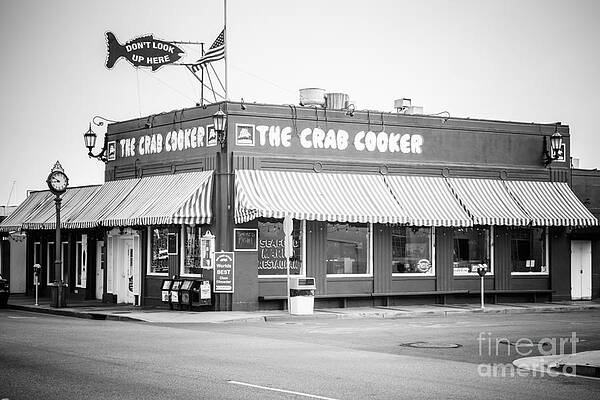 California Wall Art featuring the photograph Crab Cooker Newport Beach Black And White Photo #3 by Paul Velgos